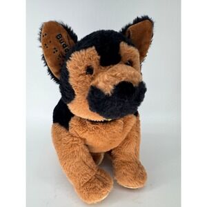 German Shepherd 14" Plush Guide Dog Braille Two Blind Brothers Buddy